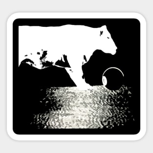 8 Ball Cow Sticker